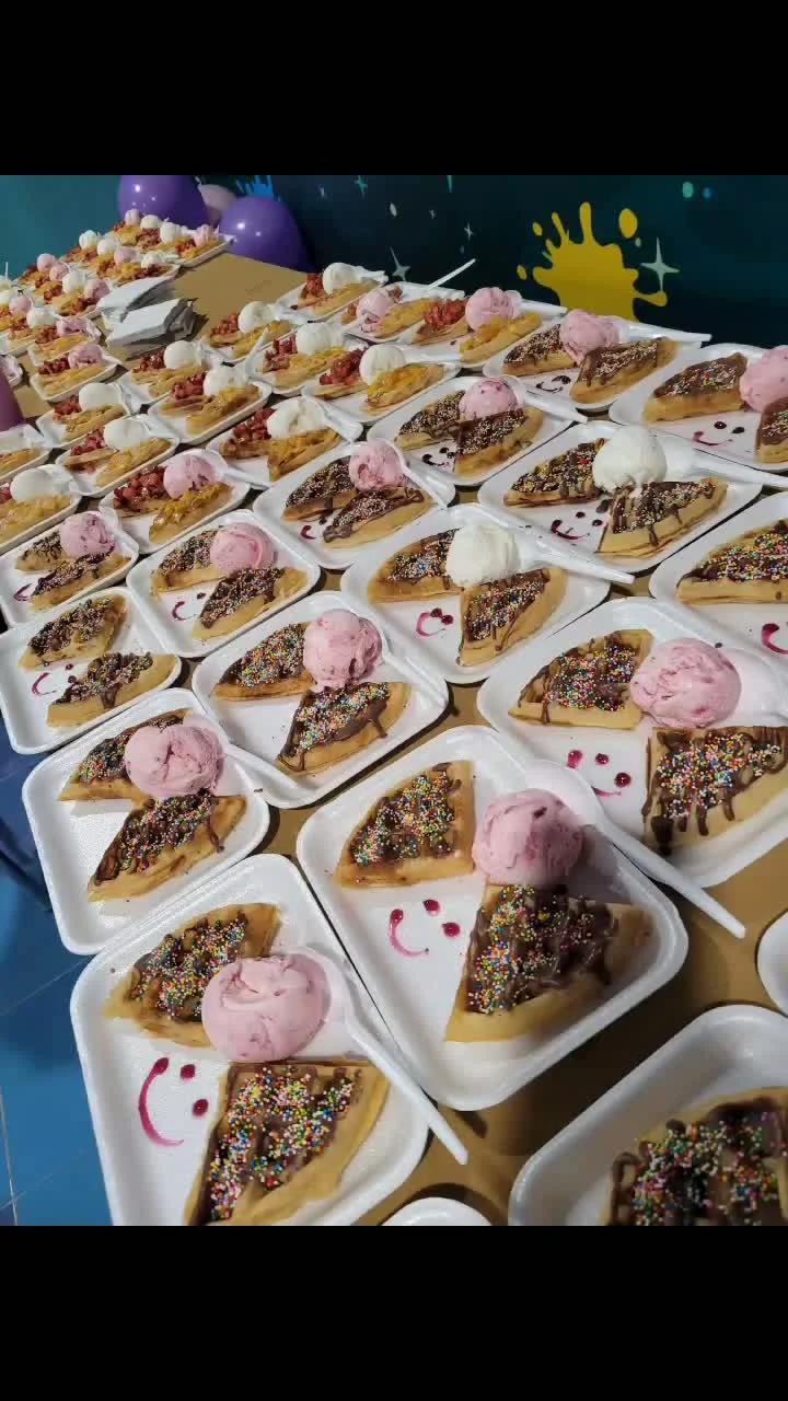 Video real de un evento Wafflemania